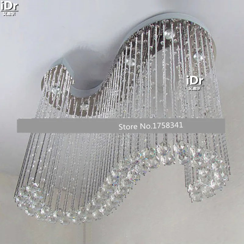 Хрустальная лампа типа S для гостиной спальни современная Минималистичная