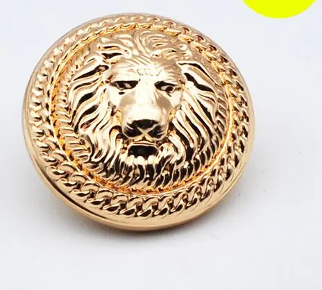 Металлическое пальто на кнопках с изображением Льва 20 шт./лот декоративные