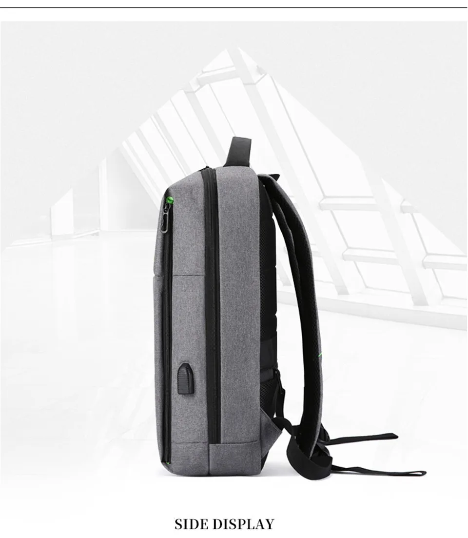 Фирменная Новинка USB подзарядки человек рюкзак большой ёмкость Fit 15,6 дюймов ноутбук повседневное школьная сумка дорожный рюкзак мужской