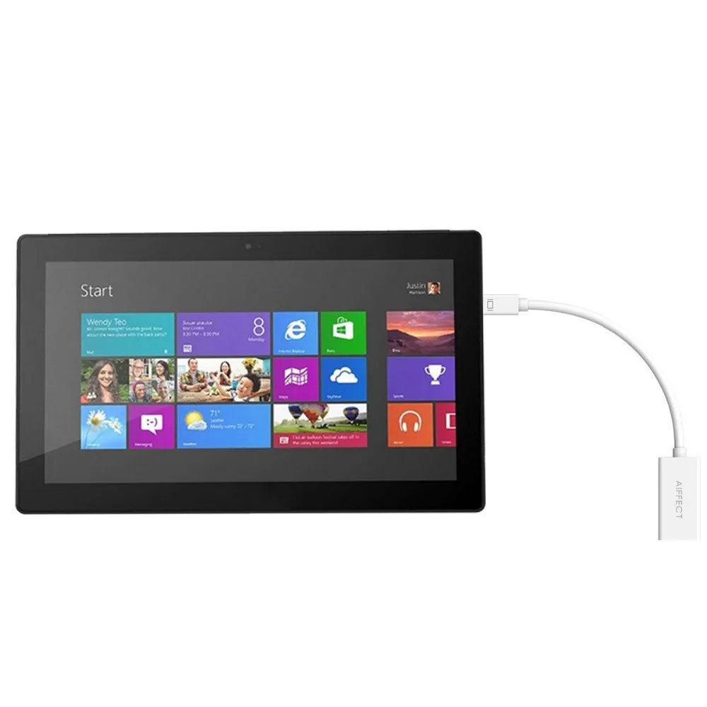 AIFFECT Mini DP к HDMI адаптер 4 К DisplayPort Thunderbolt мужчин Женский видео кабель UltraHD конвертер