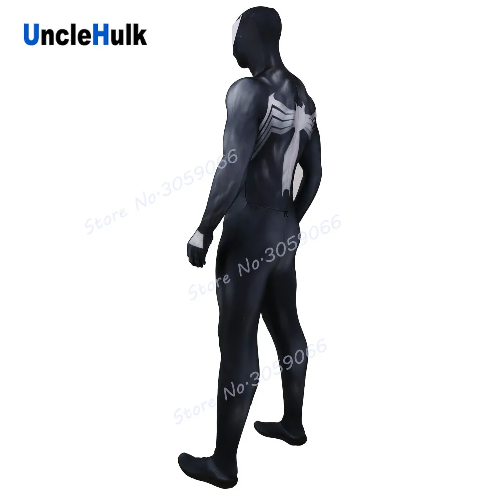 Костюм для косплея Веном Zentai из черного спандекса с линзами и мышцами SP707 |