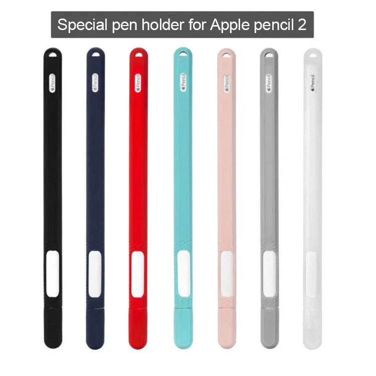Для Apple Pencil 2 Чехол Мягкий силиконовый держатель стилус чехол совместимый для Apple Ipad Tablet Touch Pen защитный чехол