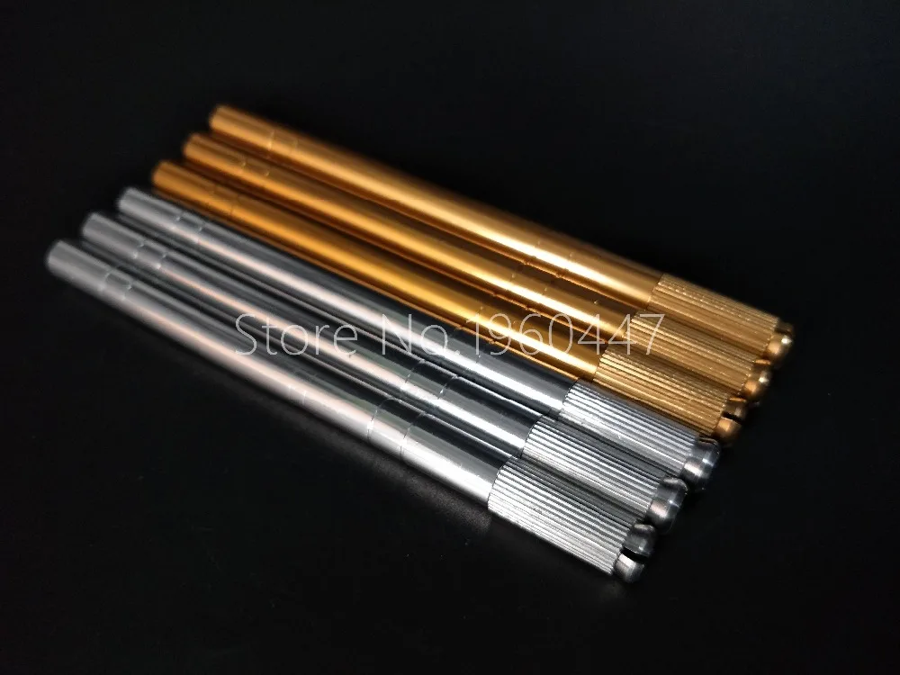 

10pcs Eyebrow Microblading Tattoo Pen Permanent Makeup Eyebrows Lips Embroidery Machine Manual Needles