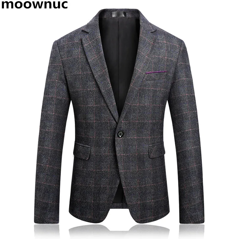 

New Blazers men 2018 mens Casual coat skinny Men's autumn blazer dress Homme single button suit jackets man plus size M-5XL