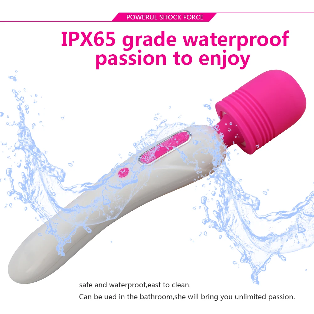 Человек НУО USB Перезаряжаемые Мощный вибратор AV Волшебная палочка Вибратор