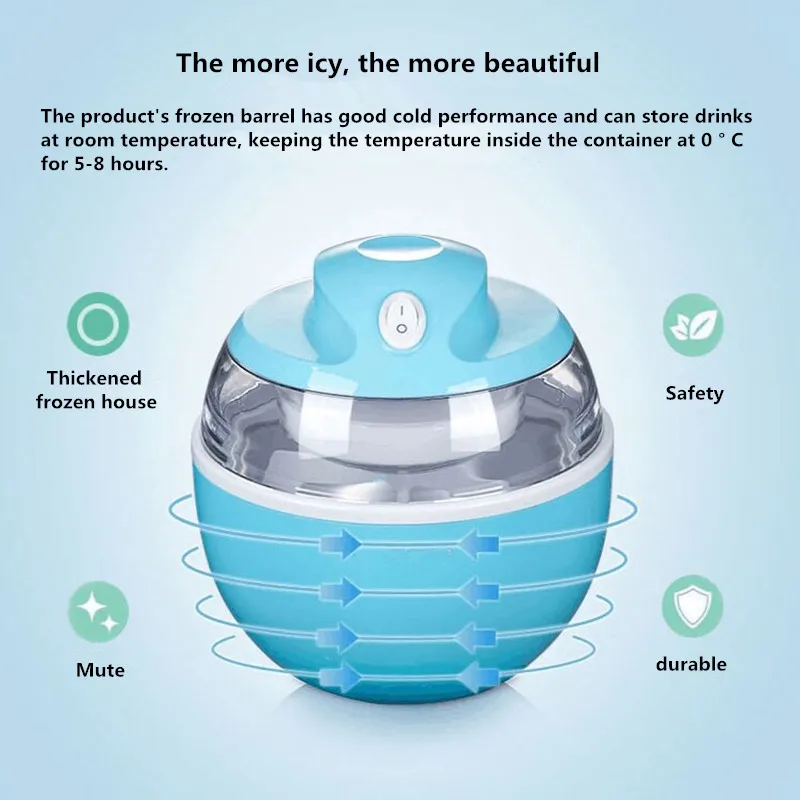 Домашний аппарат для приготовления мороженого 220 В портативный модного 4 цвета в