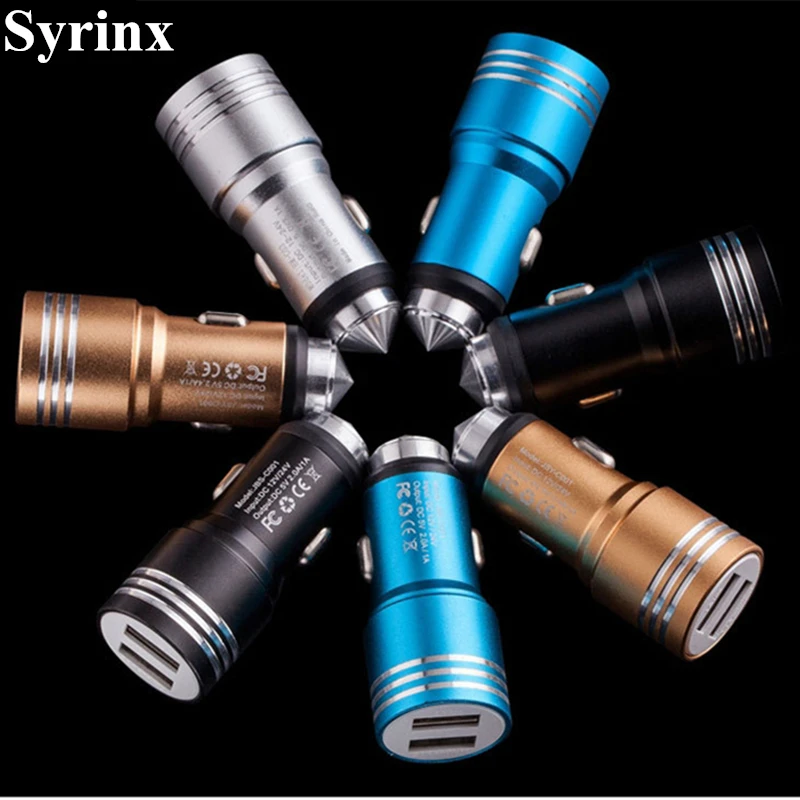 USB зарядное устройство SYRINX быстрая зарядка мобильный телефон Dual QC 3 0
