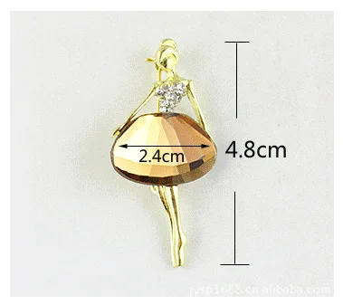 Фиделия Новинка 2017 года Горячие красивая принцесса брошь с балериной/изысканный