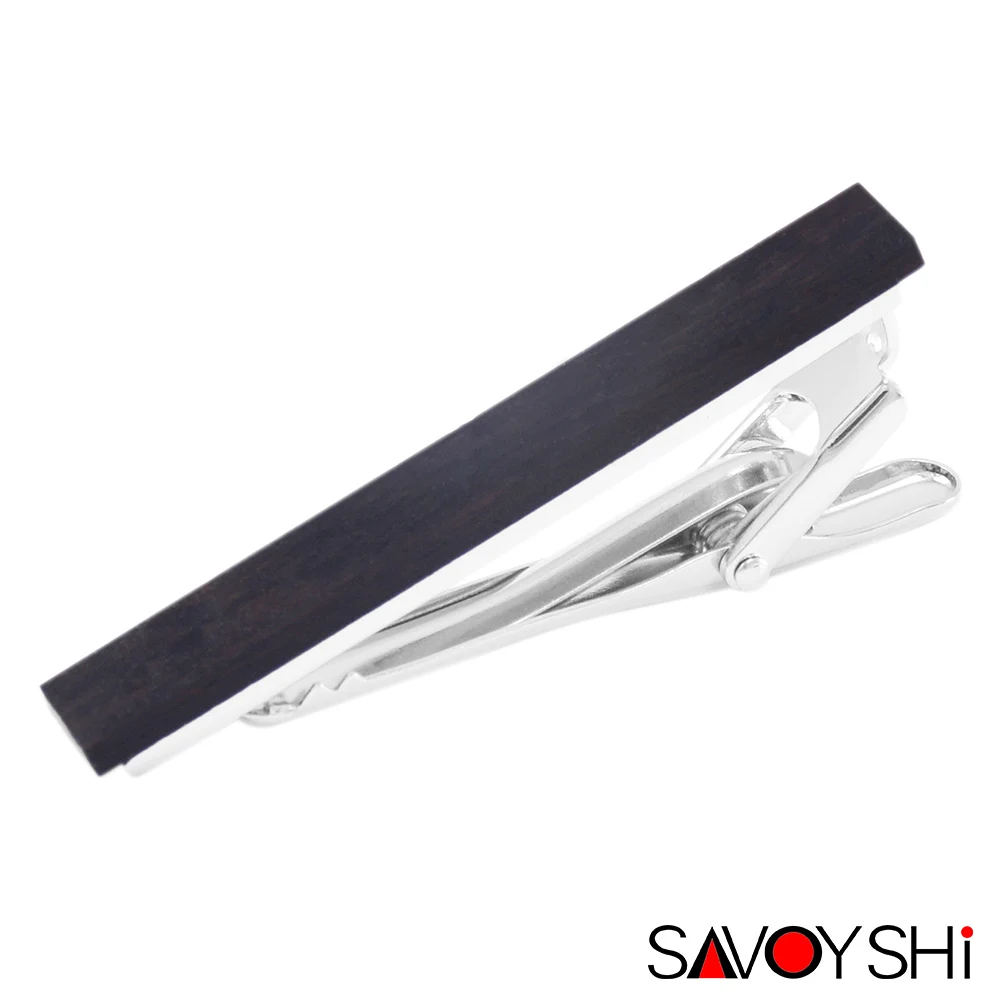 SAVOYSHI, неброский, роскошный, черный, деревянный, зажимы для галстука, для мужчин, галстук, застежка, высокое качество, зажим для галстука, вечерние, подарок, фирменное ювелирное изделие
