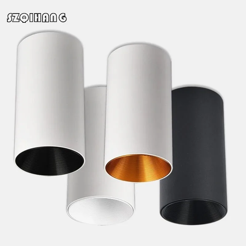

AC90-260V Dimmable COB LED downlights surface mounted downlight 10W 15W COB surface mounted spot lights