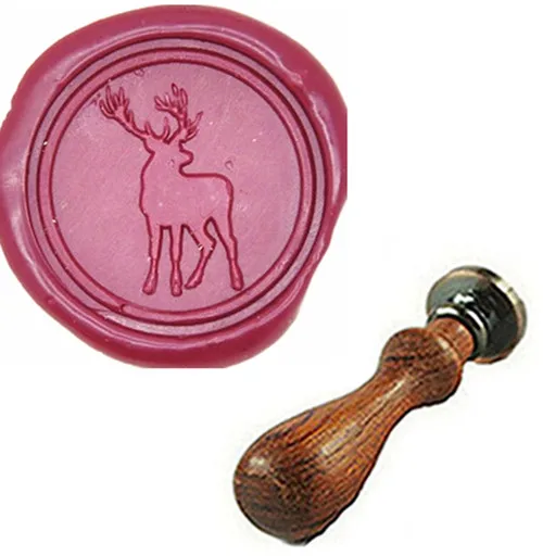 Винтажное изображение на заказ с изображением оленя логотип Свадебное