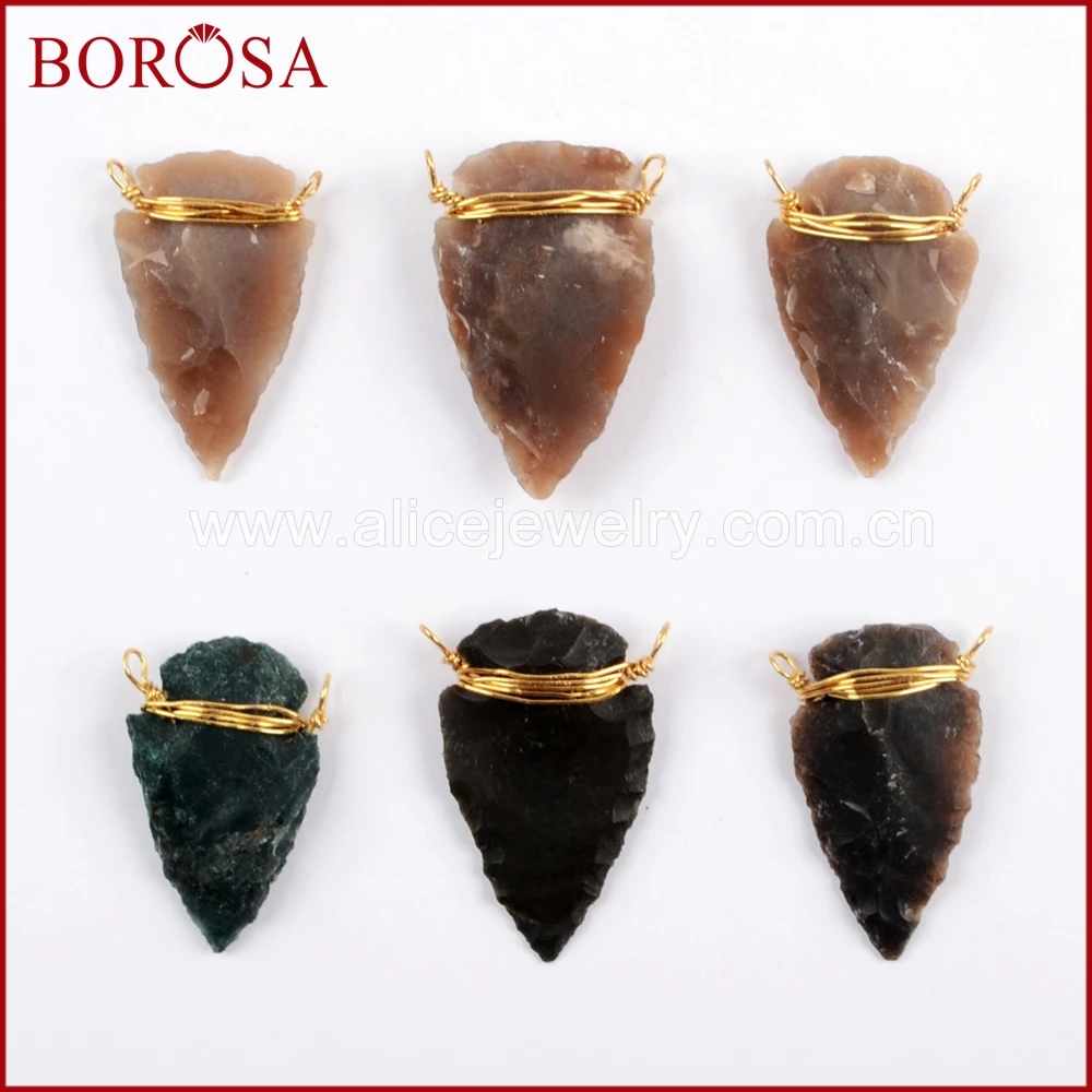 Позолоченная проволочная оболочка BOROSA 10/20 шт. натуральные жаберы наконечники
