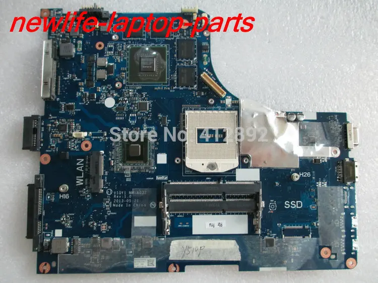 

original for Y510P GT750M motherboard VIQY1 NM-A032 DDR3 maiboard 100% test