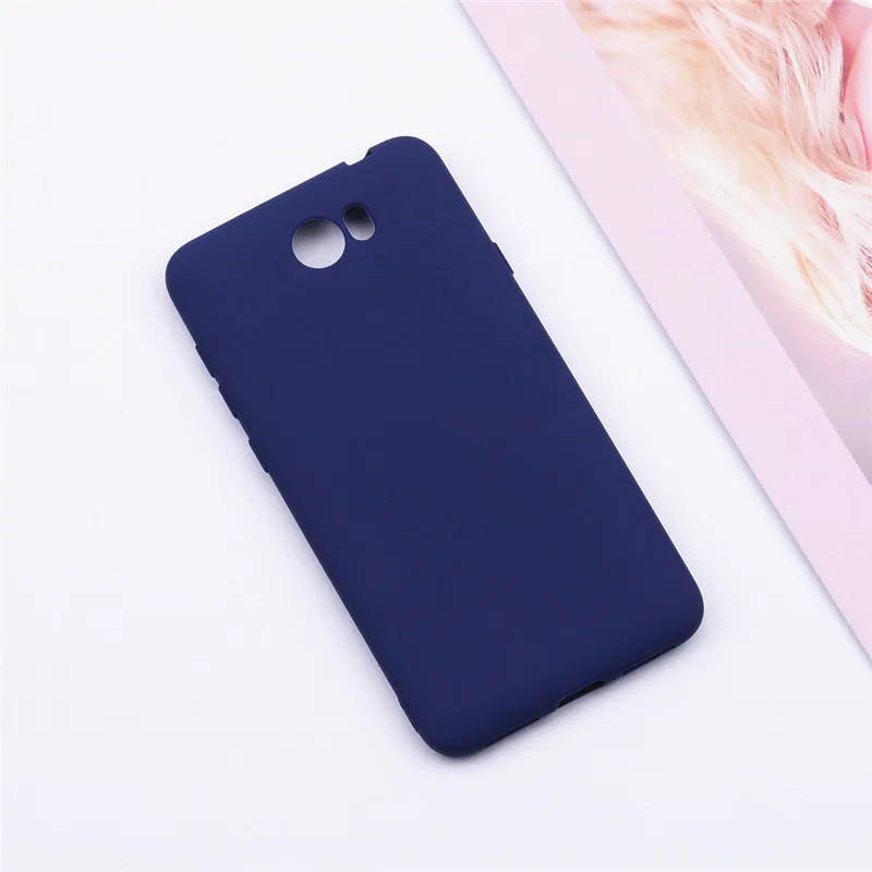 Dark Blue Чехол для huawei Y5 II Y5II Y5 2 Чехол для huawei Honor 5A чехол для телефона силиконовый чехол TPU для huawei Honor 5A LYO-L21 CUN-U29 Coque - Цвет: Dark Blue