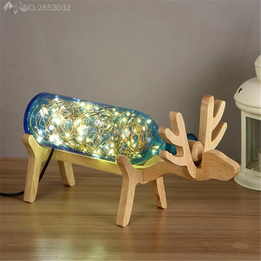 Ностальгическая винтажная креативная настольная лампа JW в скандинавском стиле с