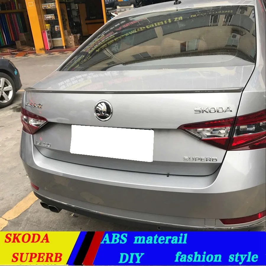 Используется для skoda superb спойлер 2015 2016 2017 superblip высокого качества ABS Материал