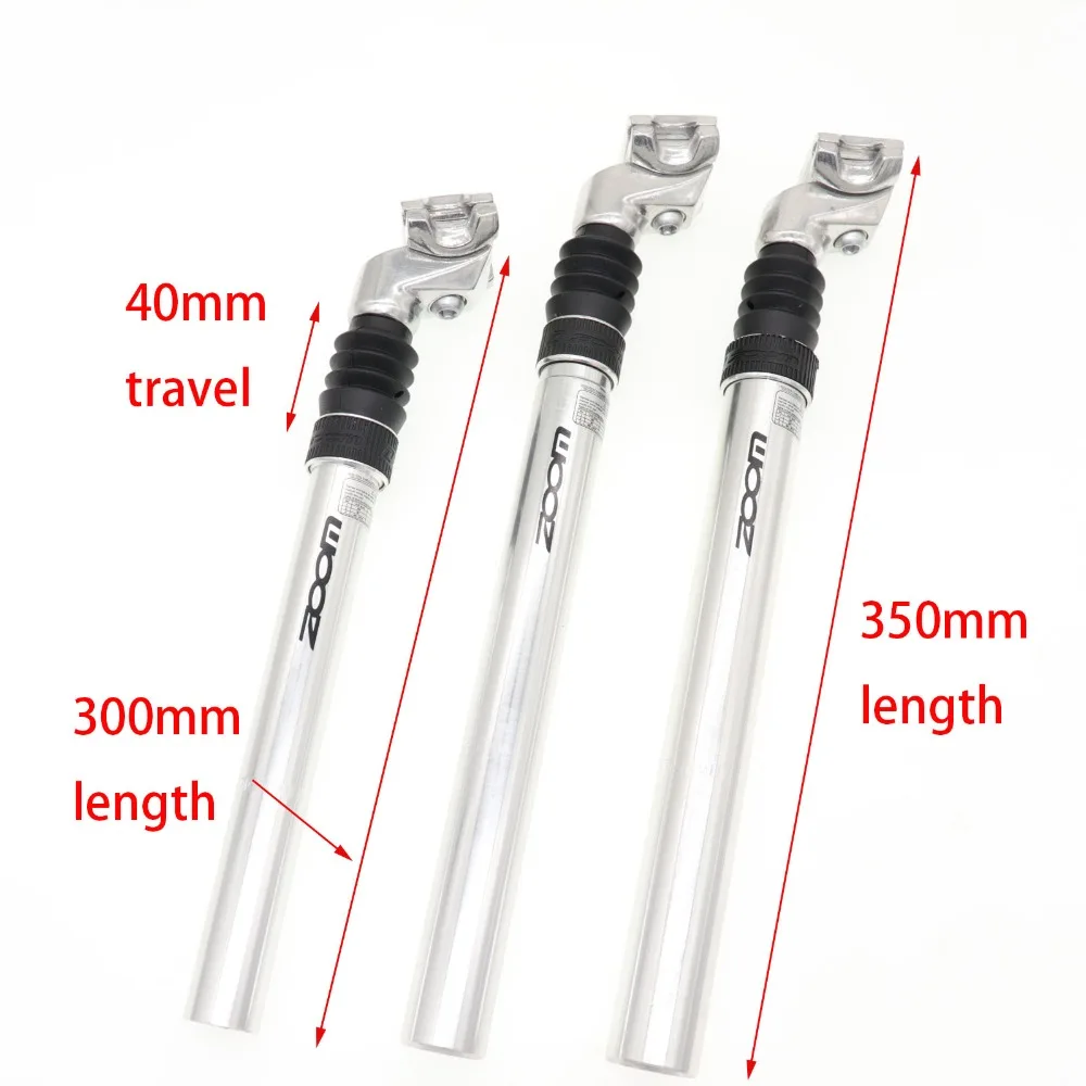 

ZOOM Suspension bike Seatpost MTB 25.4 Shock Absorb damping Alu MTB mountain bike Bicycle Seat post 31.6 30 28.6 30.9 mm 27.2