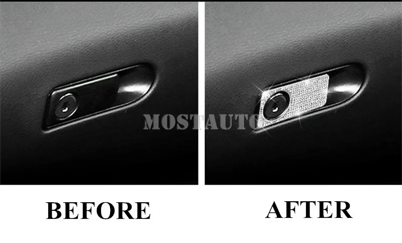 Для Benz E Class W213 Стразы Стильная крышка перчаточного ящика 2017 2021 1 шт. автомобильные