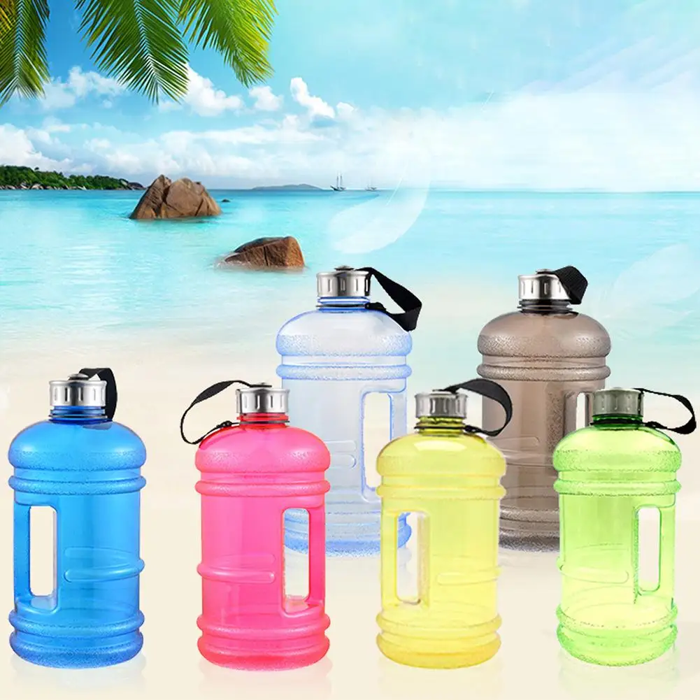 Бутылка для воды 2.2L большая емкость бутылки Спорт на открытом воздухе