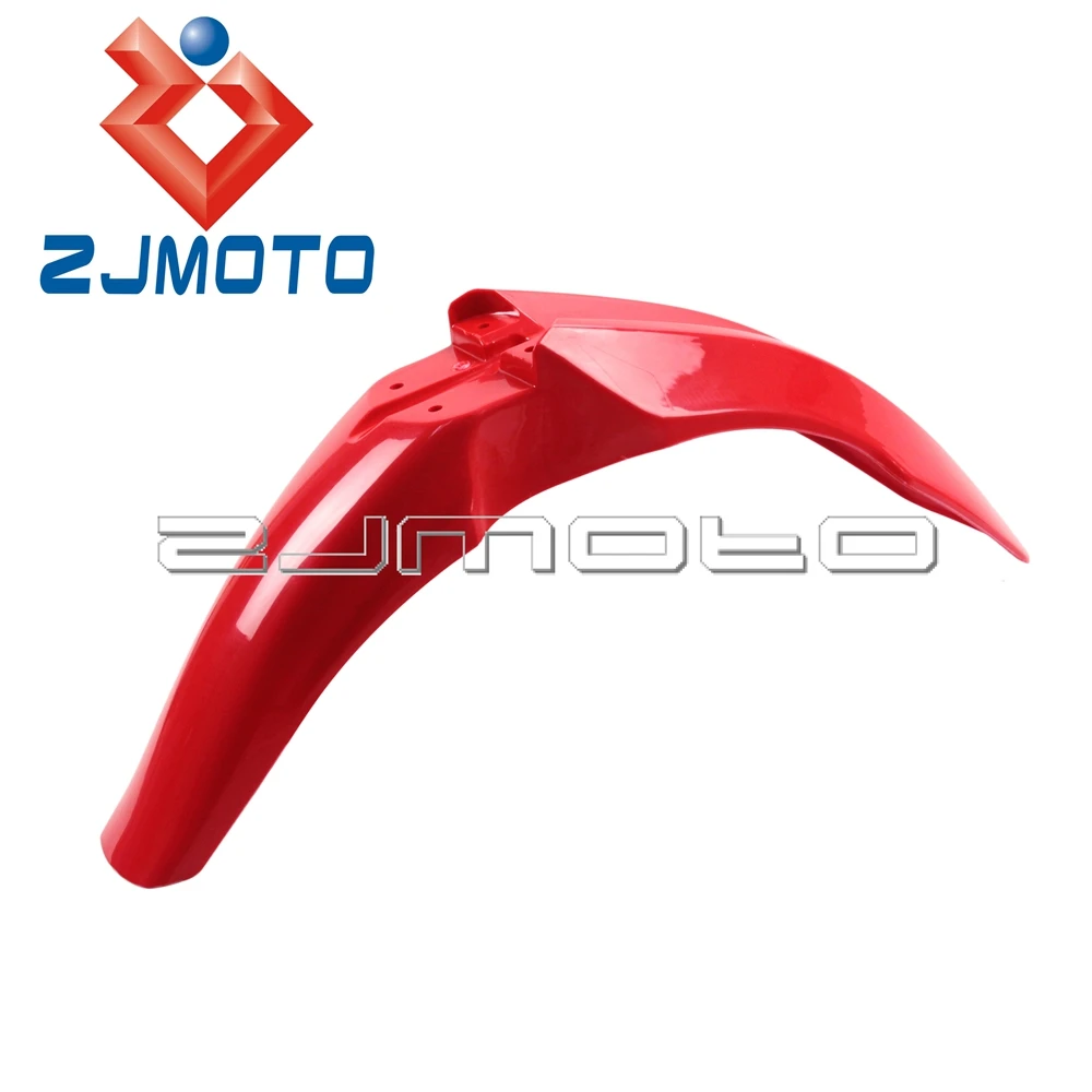 Передний брызговик красного и белого цвета для мотокросса Honda CRF250R CRF450R 2009-2013 Enduro