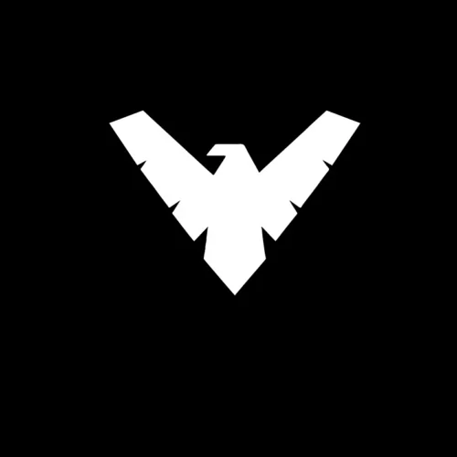 Nightwing виниловая наклейка с логотипом 15 см|Наклейки для творчества| |
