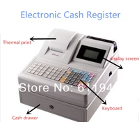 electronic cash register with lcd display zq ecr1000af commercial cash register applicable to food supermarket and store
