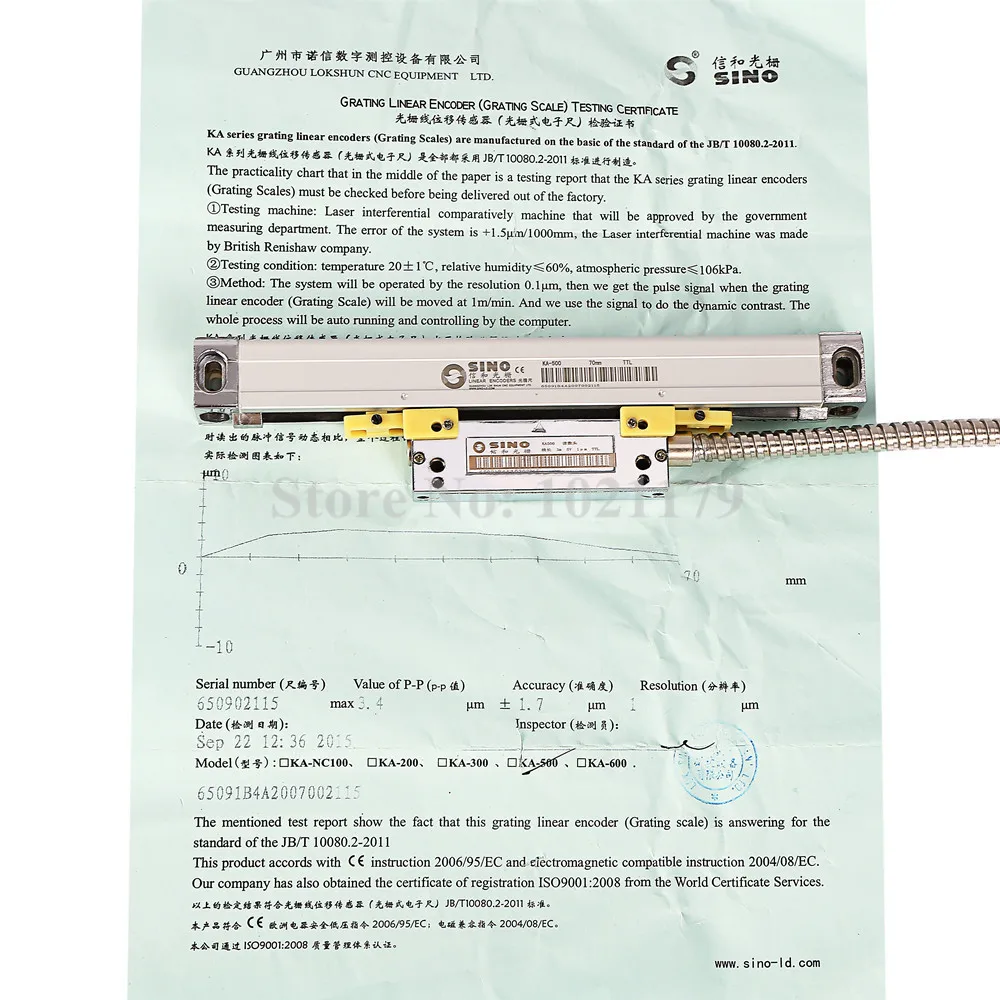 Токарный станок с ЧПУ мельница УЦИ весы китайско KA500 70 120 170 220 270 320 370 420 470 520 мм тонкая шкала 0,005 мм KA-500 небольшой тонкий линейный энкодер
