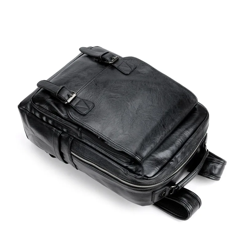 Мужской рюкзак Mochila для компьютера, модный кожаный рюкзак для женщин и мужчин, высококачественный походный рюкзак для ноутбука, водонепроницаемый для школы для подростка, сумка