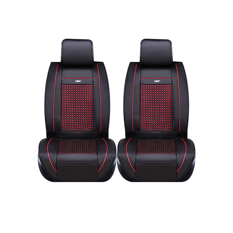 Специальный кожаный только 2 Чехлы для передних сидений автомобиля Skoda Octavia Fabia