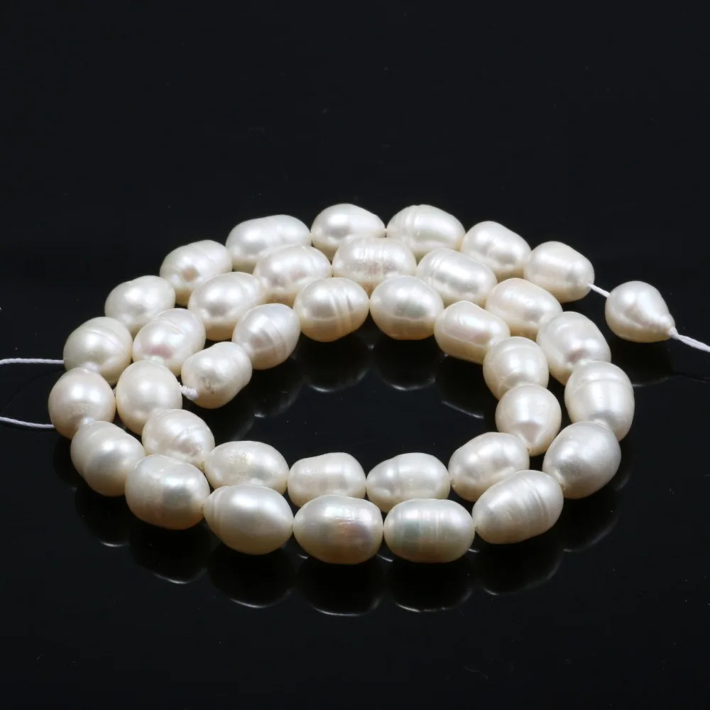 Натуральный пресноводный жемчуг бусины высокое качество Пробивной свободные
