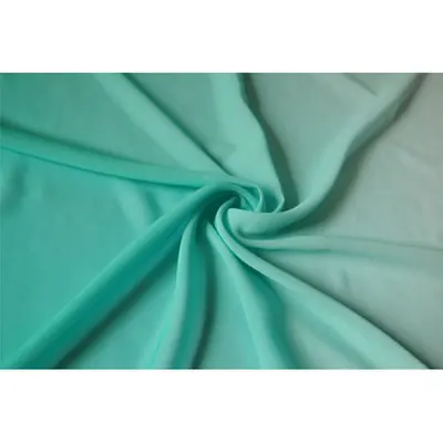 Зеленый Омбре шифон материал свадебное платье текстиль Tecido|chiffon material|chiffon tecidoombre