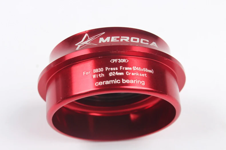 MEROCA BB30 PF30 черный керамический подшипник оси пресс в KLUBER велосипедный кронштейн Сверхлегкий 104 г 7075AL CNC велосипедная ось прочная