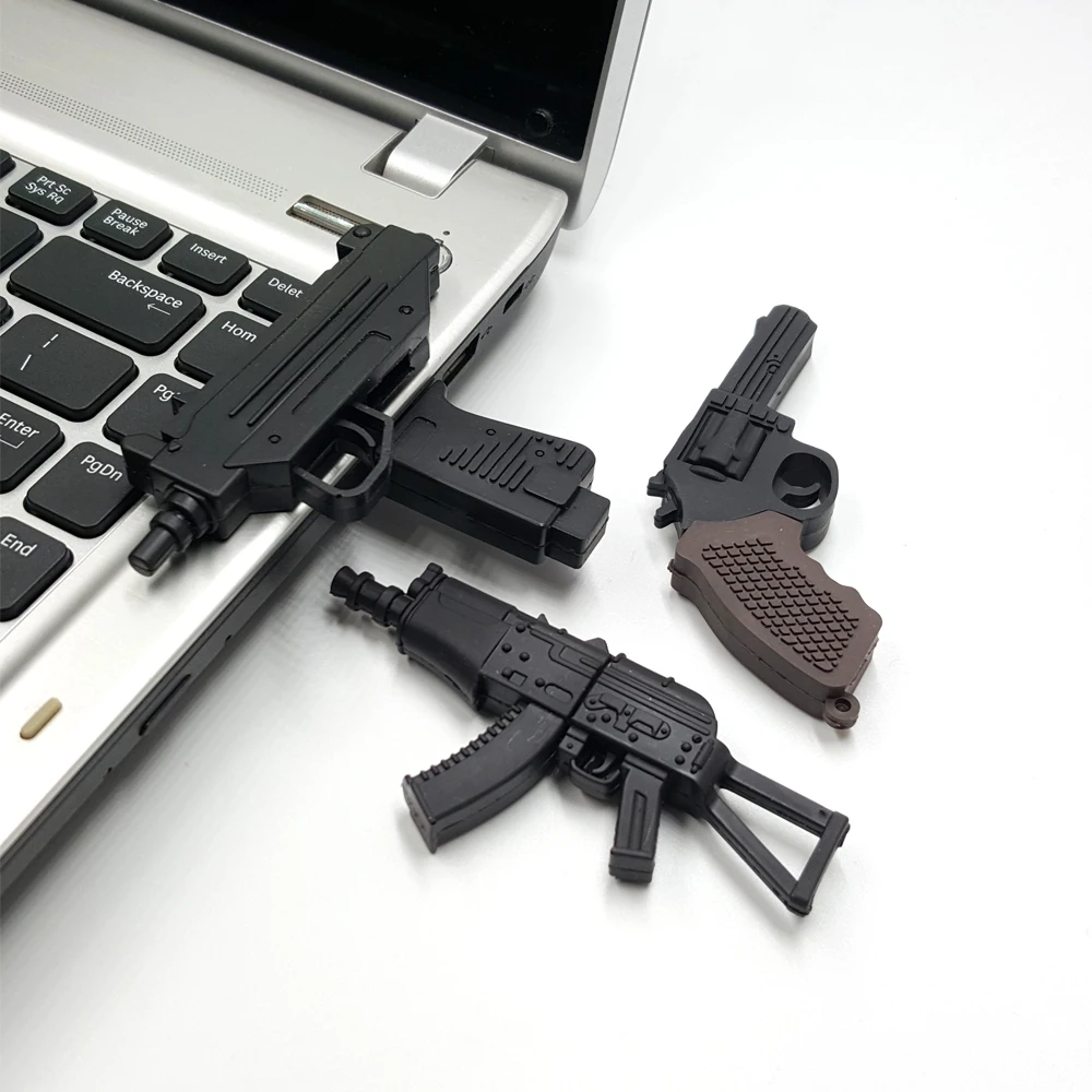 Мультфильм пистолет ручка привода Новая камера Usb флэш накопитель 4 ГБ 8 16 32 64 с OTG