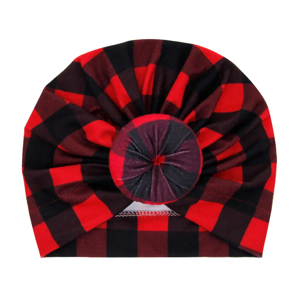 Baby Donut Turban Hat Toddler Top knot Infant Cotton Beanie Cap Flower Hats Newborn Photo Props Shower Gift H105S | Детская одежда и