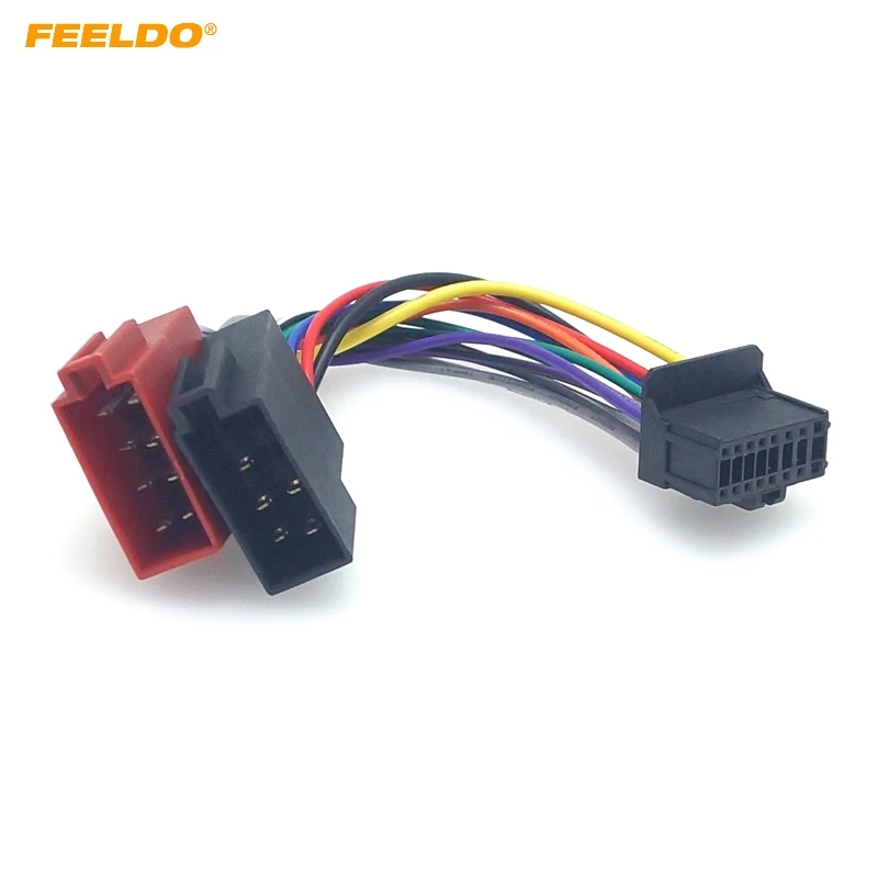 FEELDO автомобильный стерео аудио конверсионный разъем провод адаптер для Pionner Peugeot