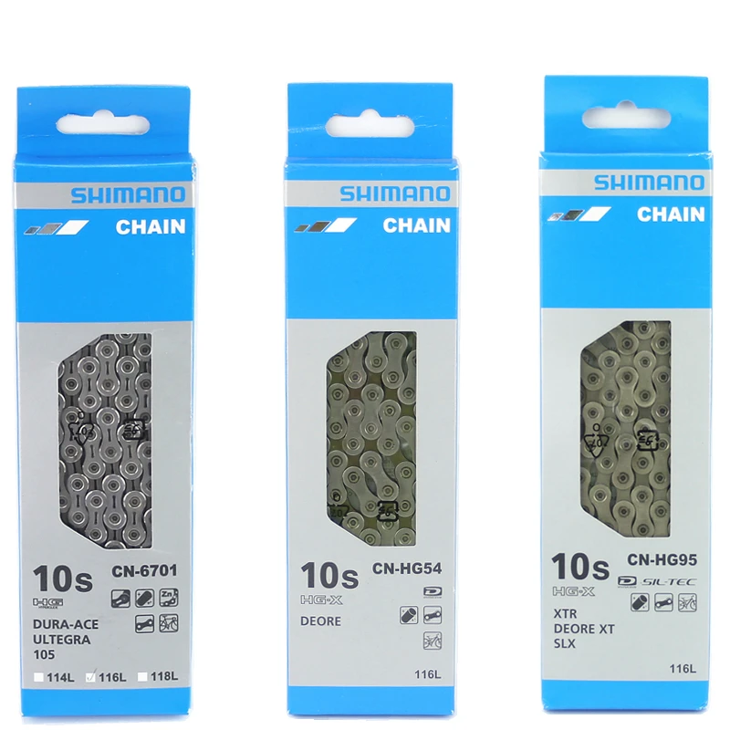 Shimano Deore HG54 HG95 CN 6701 10 скоростей MTB/горный велосипед HG X цепь 116л MTB горный цепь|10