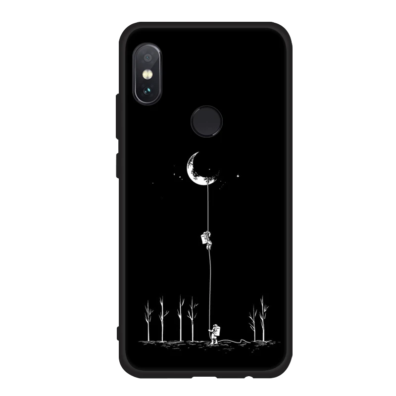 22 Силиконовый чехол для телефона из ТПУ для Xiaomi Redmi Note 6, 5 Pro, 7, 8, 6A, 5A, S2, милый чехол с рисунком космоса для Redmi 5 Plus, 6 Pro, 4X - Цвет: 22