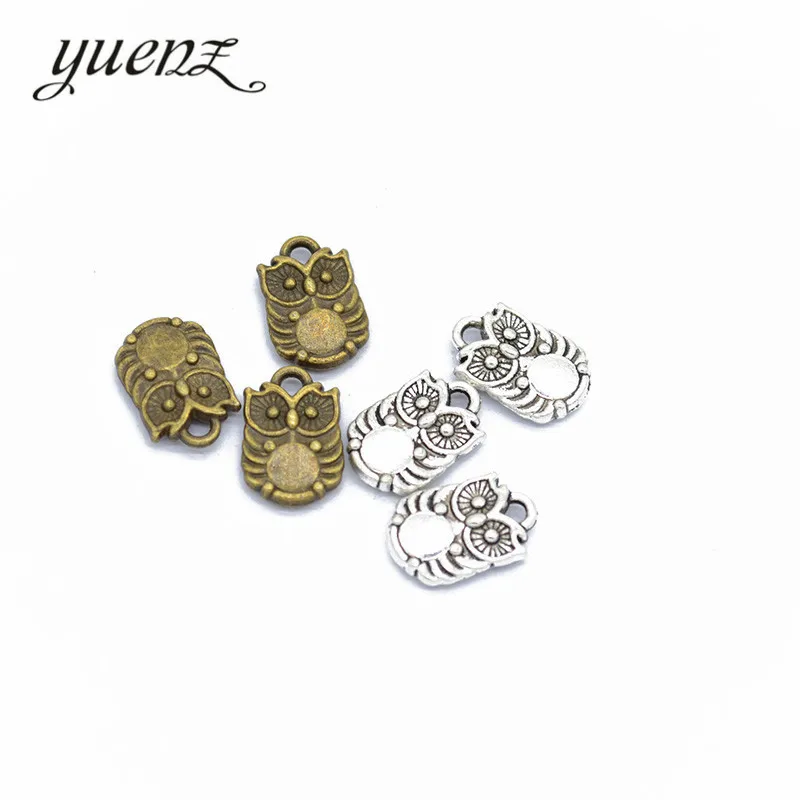 

Подвески YuenZ металлические в форме совы, 40 х10 мм, 20 шт., D162