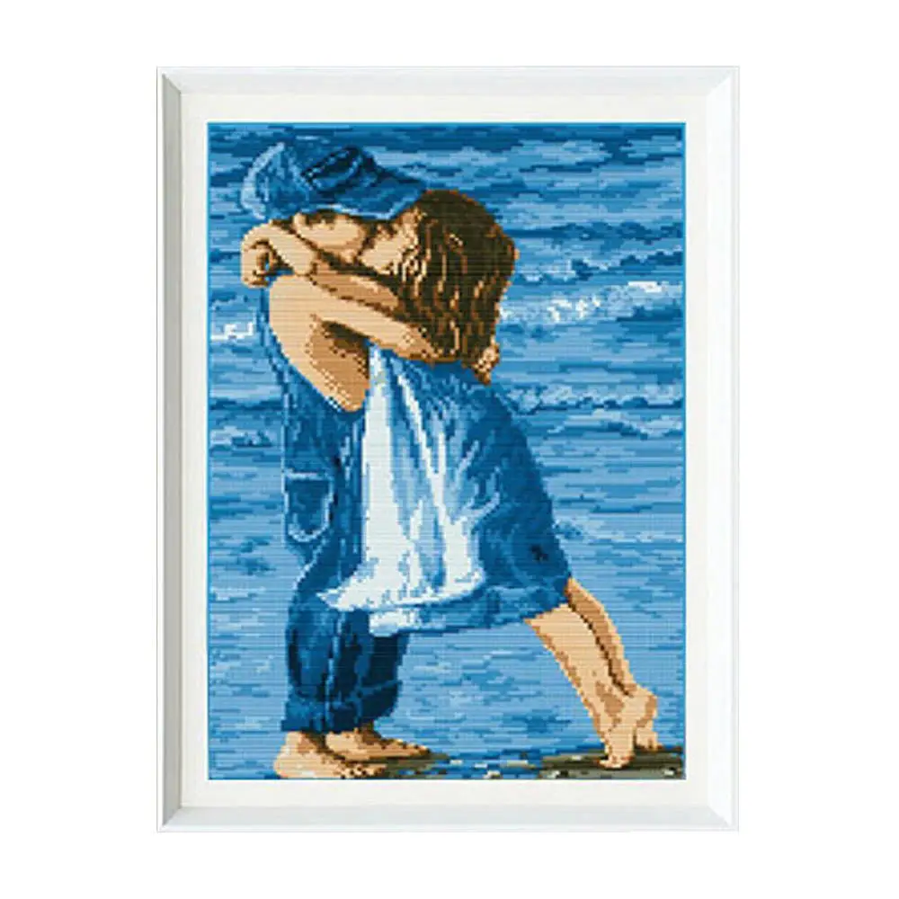 Набор для вышивки крестиком сделай сам милая ручная работа с принтом целуй