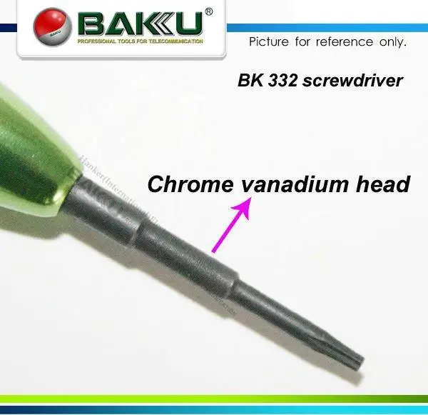 BAKU BK-3332 6 pieces/Box Precision Screwdriver set( 6 Size/12 Size),Alloy Steel Handle,Chrome Vanadium Head,Perfect Model