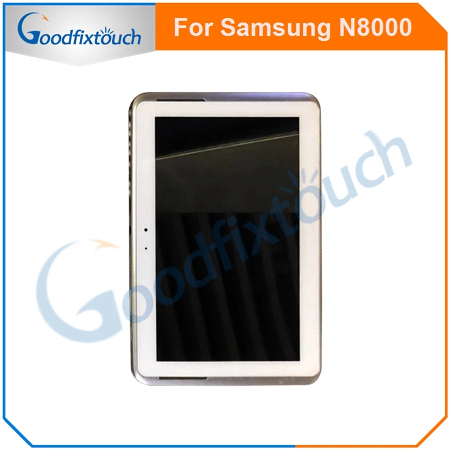 Для samsung Galaxy Note 10,1 N8000 N8010 ЖК-дисплей кодирующий преобразователь сенсорного экрана в сборе с рамкой запасные части
