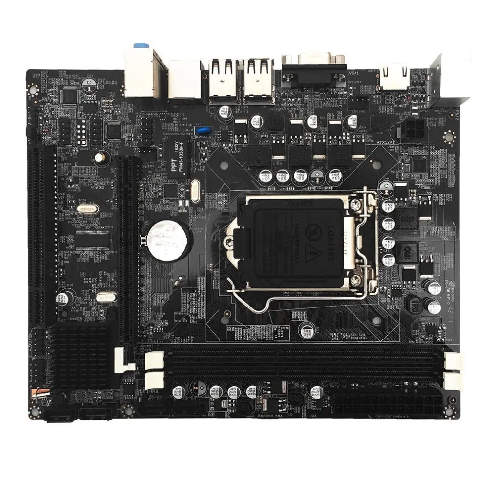 Материнская плата компьютера для Intel H55 разъем HDMI LGA 1156 Pin двухканальная материнская плата DDR3 с экраном ввода/вывода