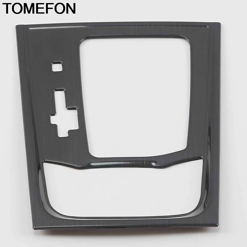 

TOMEFON For Skoda Karoq 2017 2018 2019 LHD Center Gear Shift Box Panel Control Cover Trim Interior Accessories Stainless Steel