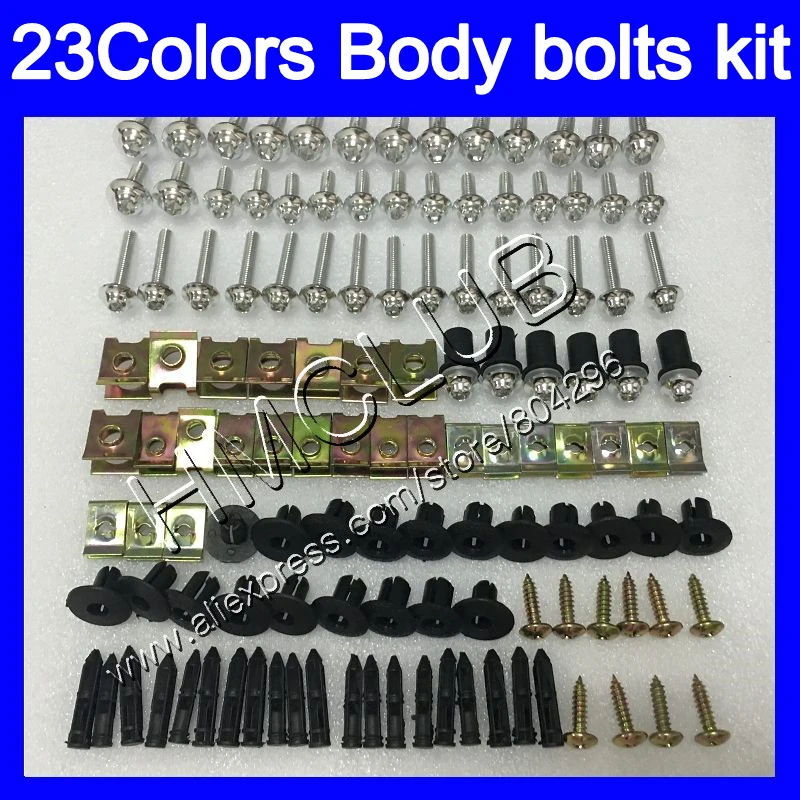 Полный Комплект болтов обтекателя Для HONDA VFR400RR 94 95 96 97 98 NC35 VFR400 RR 1994 1995 1996 1998 винты с полностью закрытым