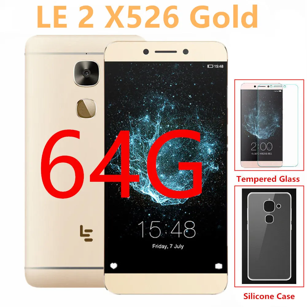 Смартфон LeEco Letv Le2 X526 X520 с глобальной прошивкой, 5,5 дюймов, Восьмиядерный процессор Snapdragon 652, 3 Гб ОЗУ, 32 ГБ/64 ГБ, 3000 мАч, 4G LTE, мобильный телефон - Цвет: X526 Gold 64GB