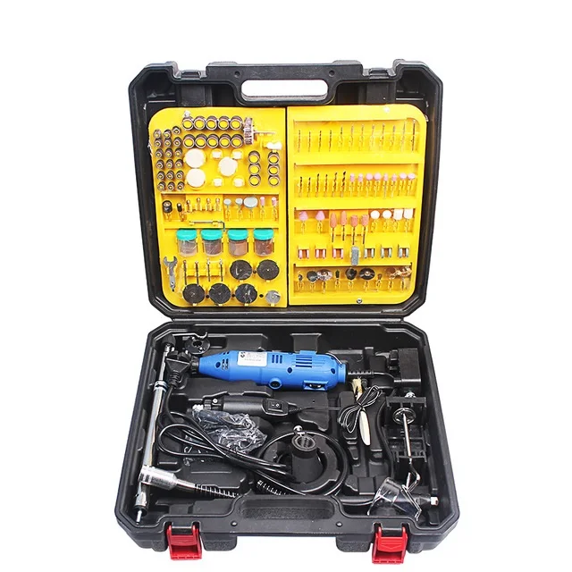 Вращающийся инструмент в стиле Dremel двойная электрическая мельница набор для