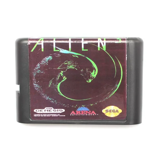 Alien 3 16 бит MD карточная игра для Sega игры Mega Drive Genesis|16 bit|md game16 bit md |
