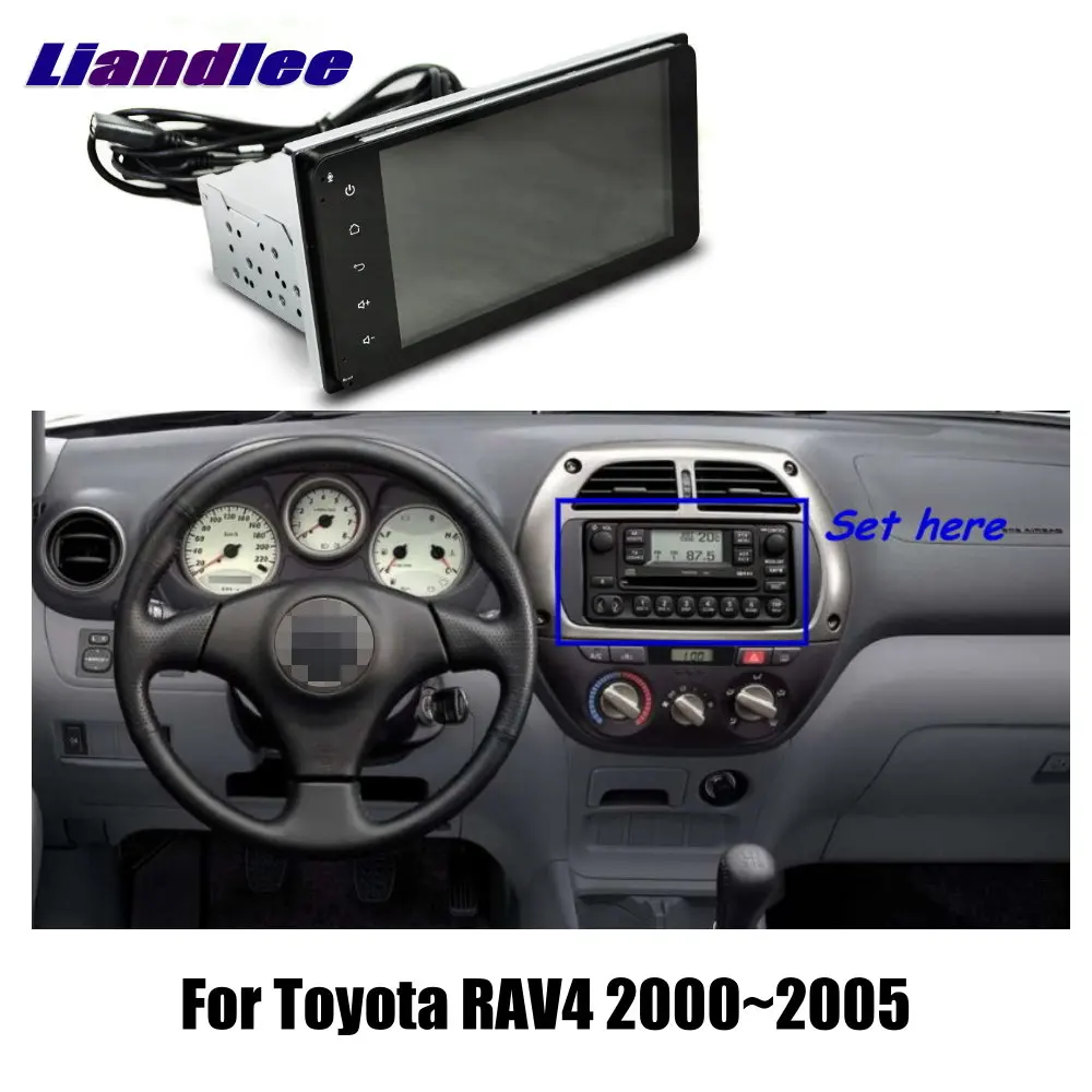 Liandlee " для Toyota RAV4 2000~ 2005 автомобильный радиоприемник для Android плеер с gps-навигатором Карты HD Сенсорный экран ТВ стерео Мультимедиа нет компакт-дисков DVD