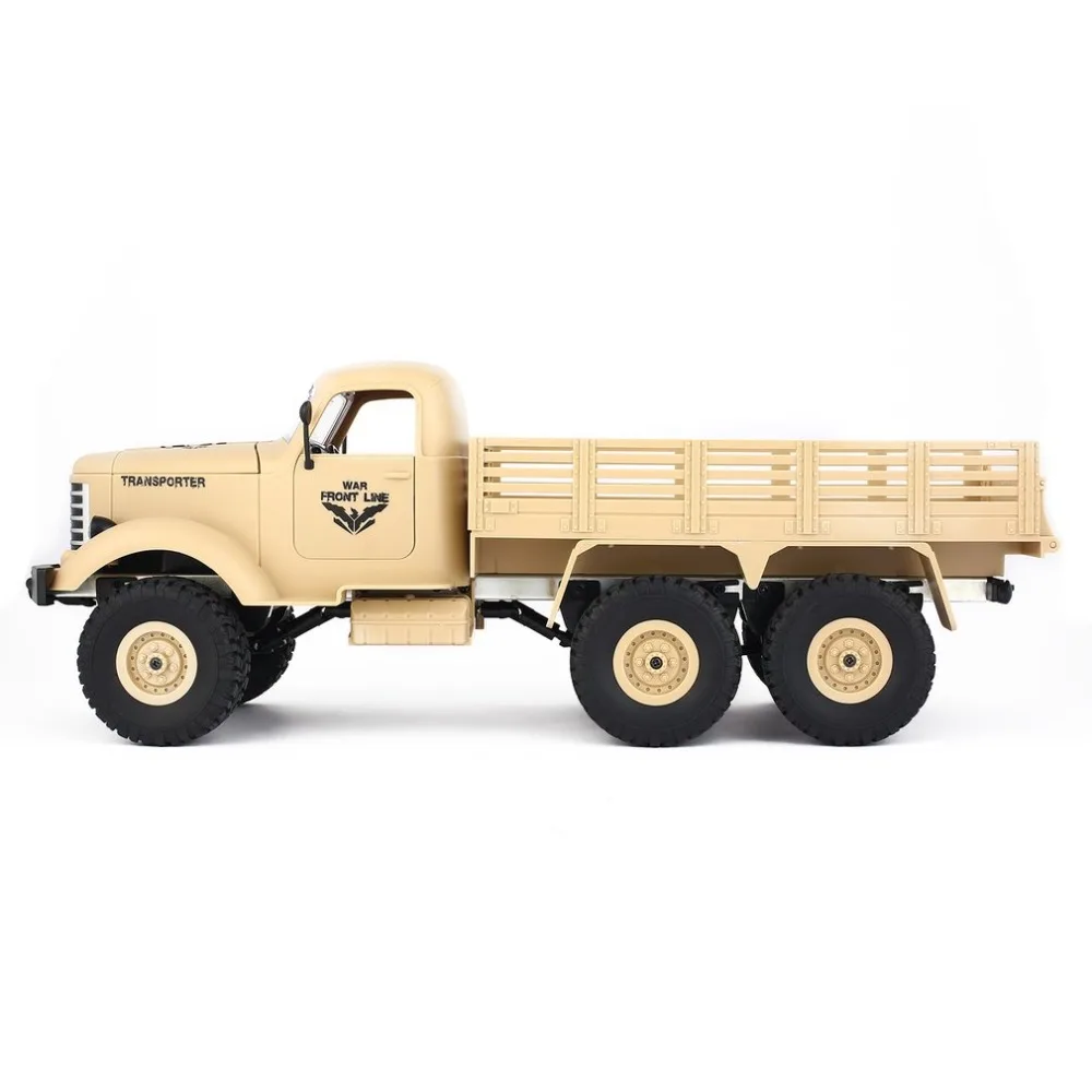 JJR/C Q60 1/16 2 4G 6WD RC Off-Road военный грузовик транспортер автомобиль транспортное