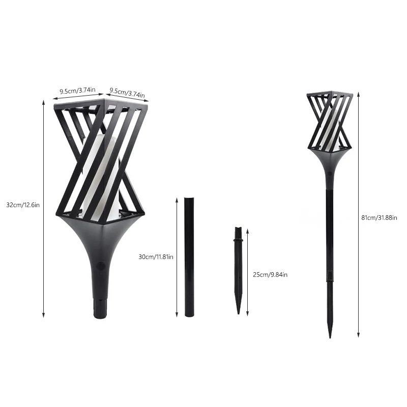 Наружный светодиодный светильник на солнечной лужайке водостойкий садовый